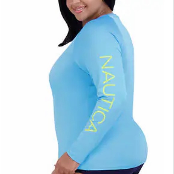 NAUTICA SWIM RASH GUARD TOP - Picture 5 of 10